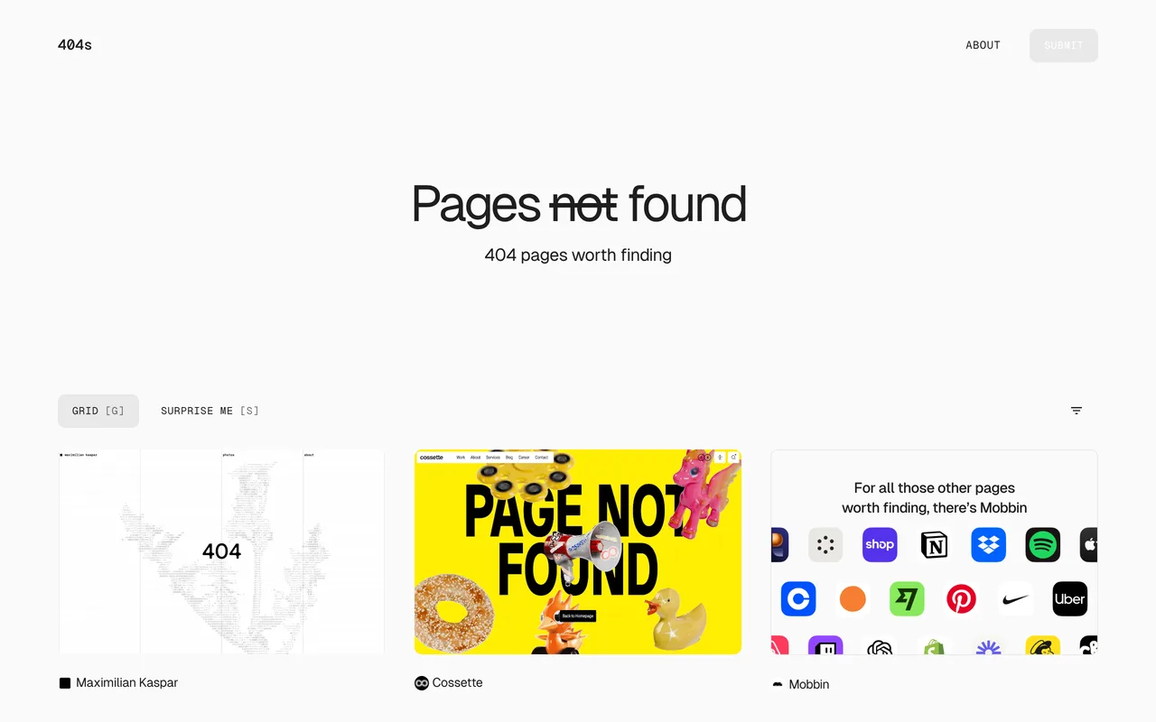 404s.Design preview