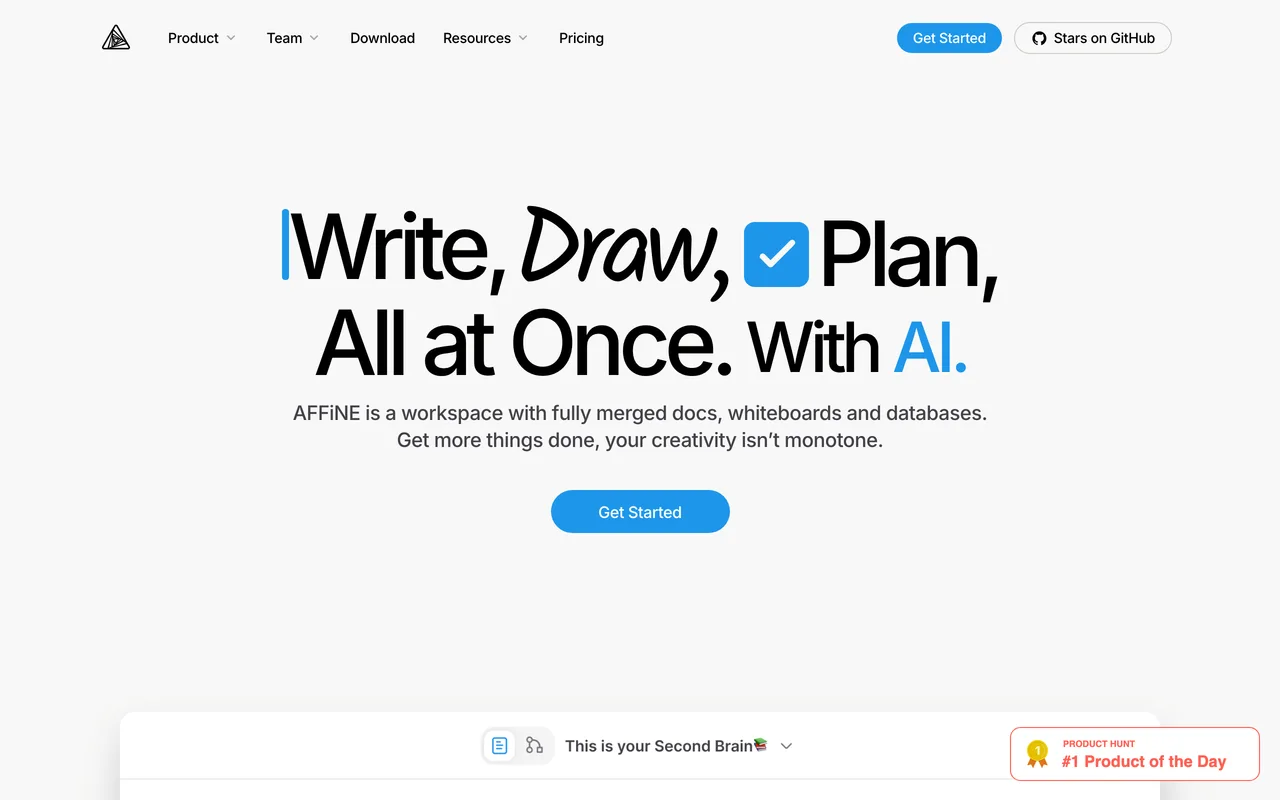 AFFiNE preview