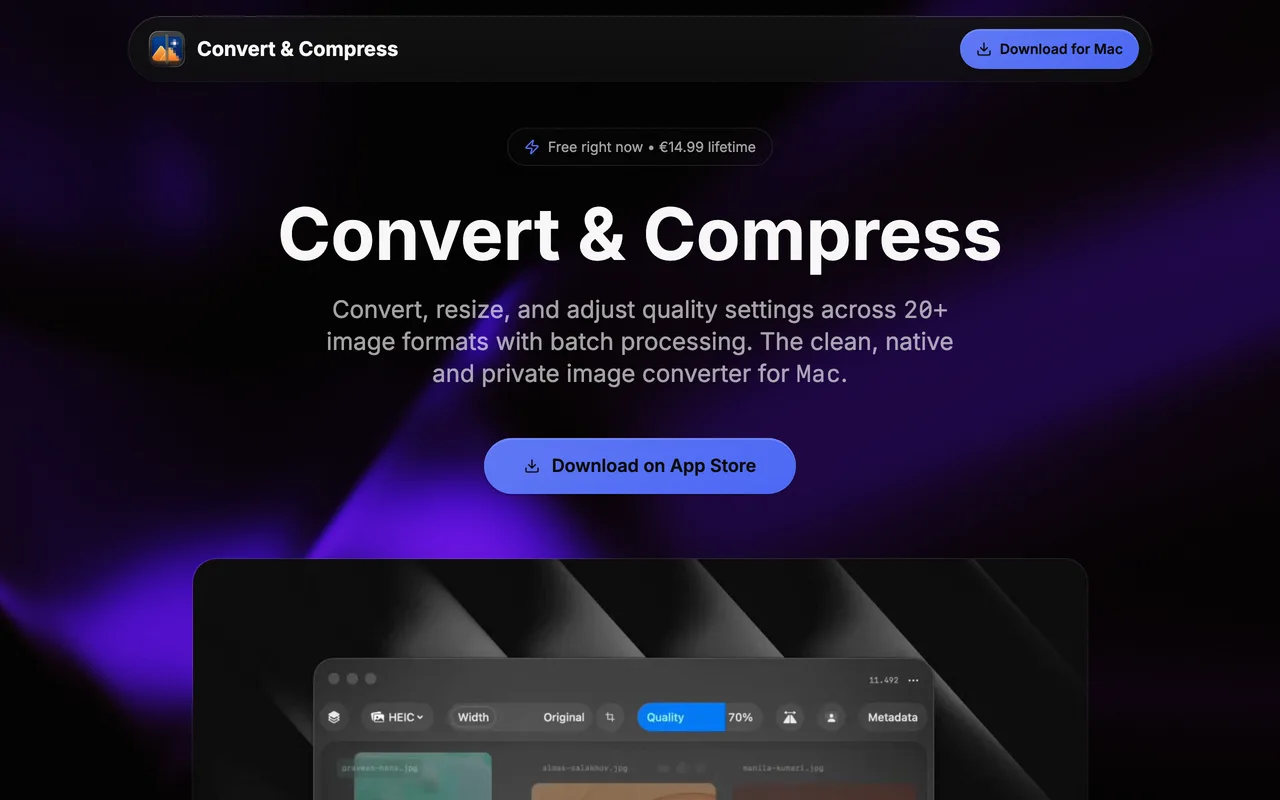 Convert & Compress preview