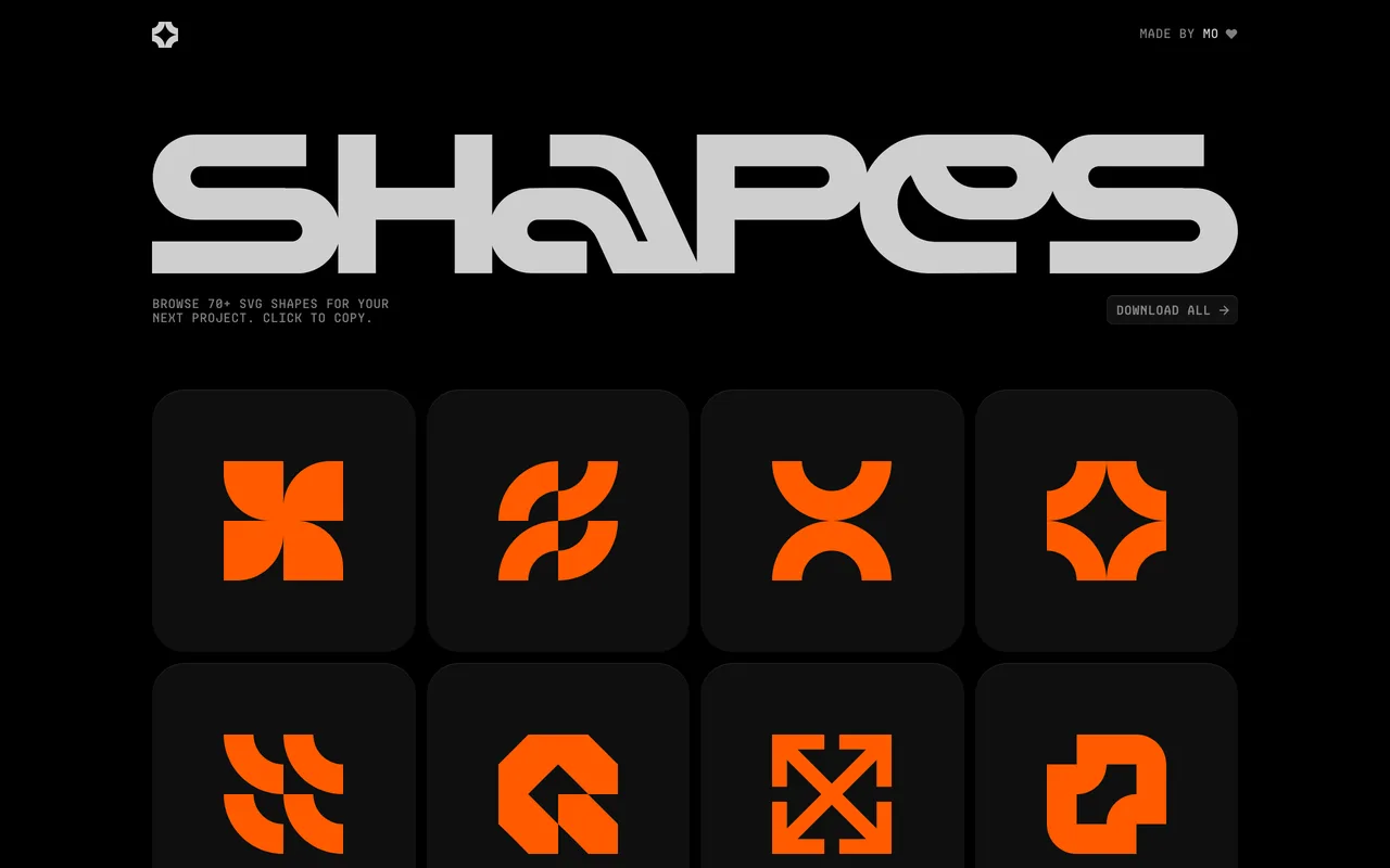 Copy-Paste SVG Shapes preview