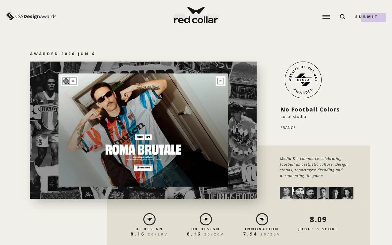CSS Design Awards preview