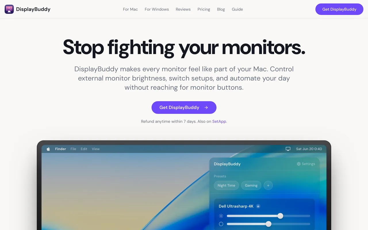 DisplayBuddy preview