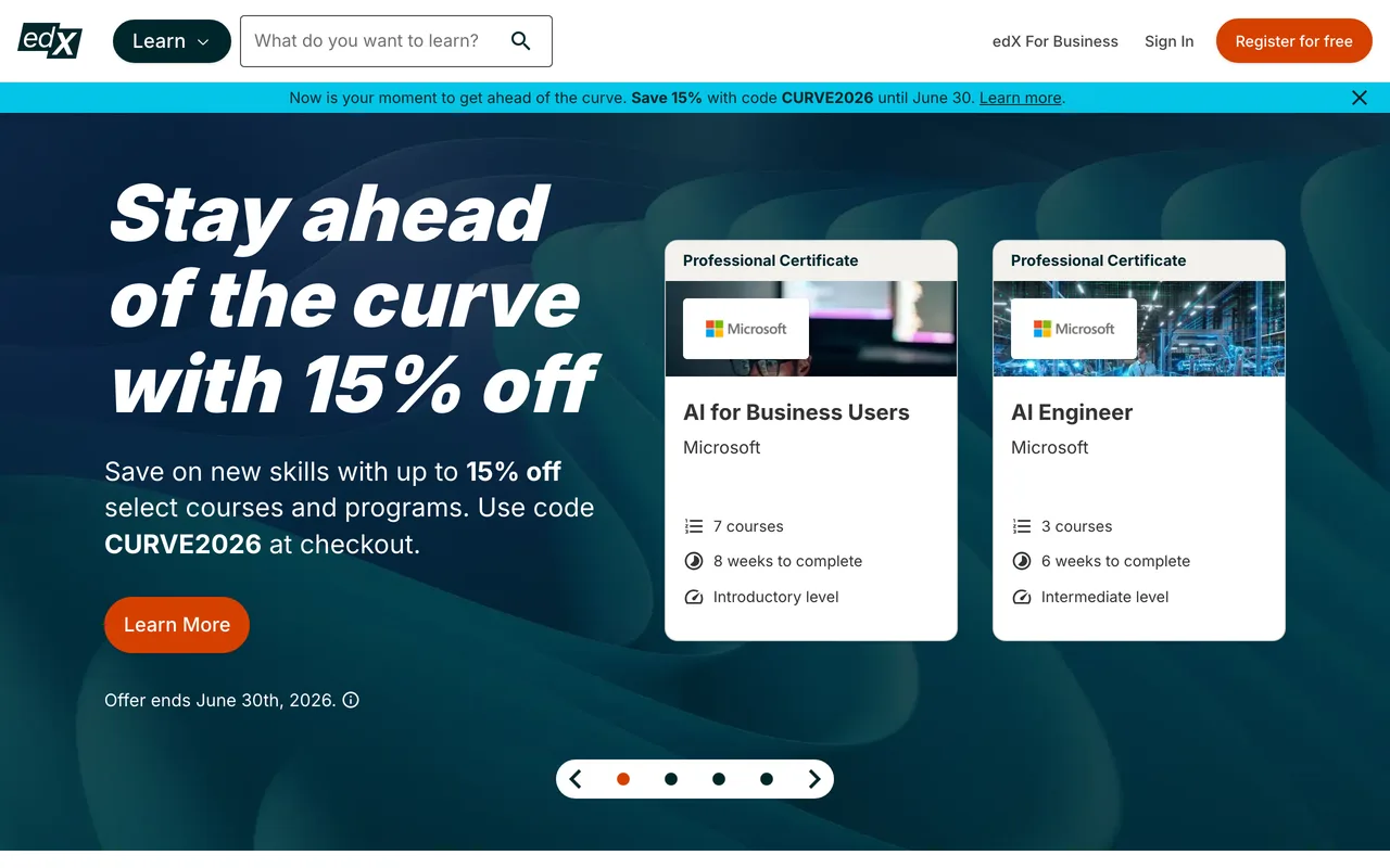 edX preview