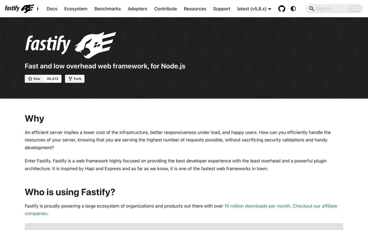 Fastify preview