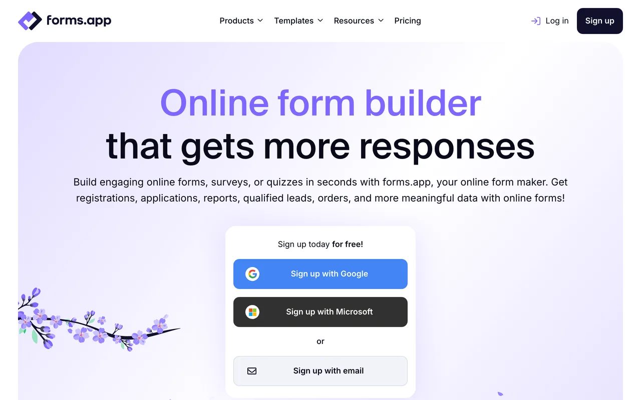 Forms.app preview