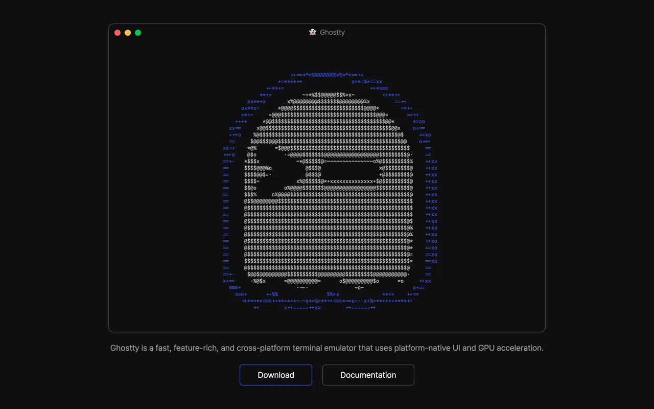 Ghostty preview
