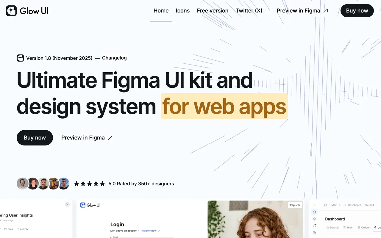 GlowUI preview