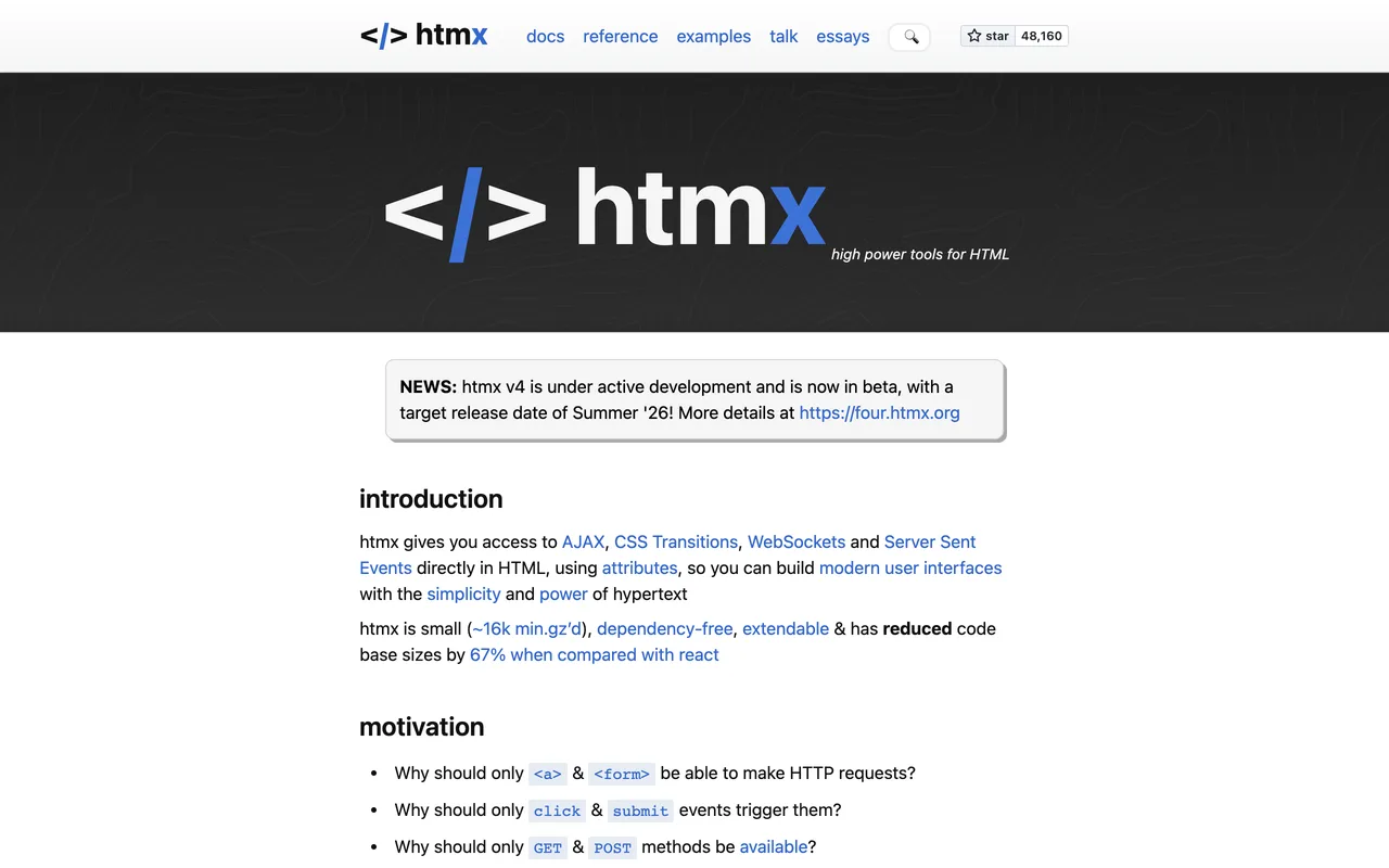 htmx preview