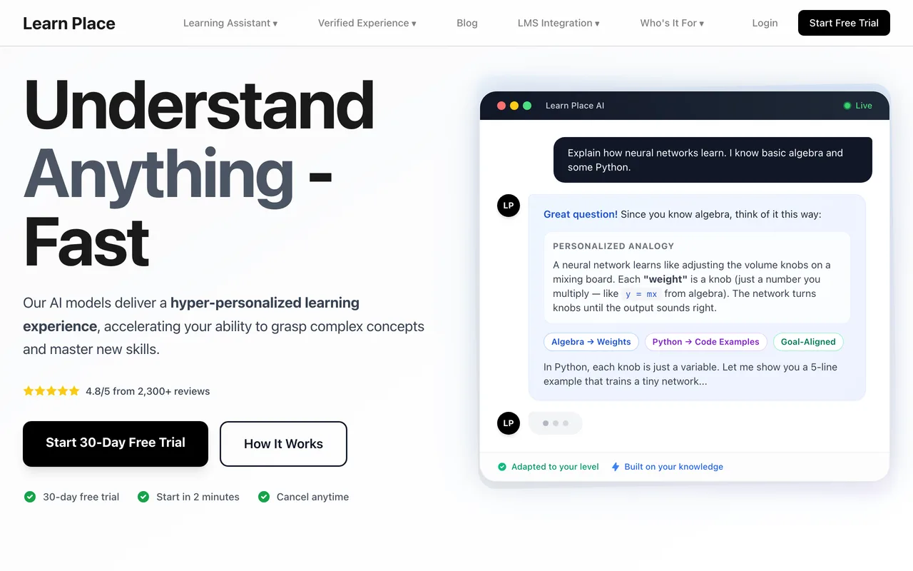 Learn Place preview