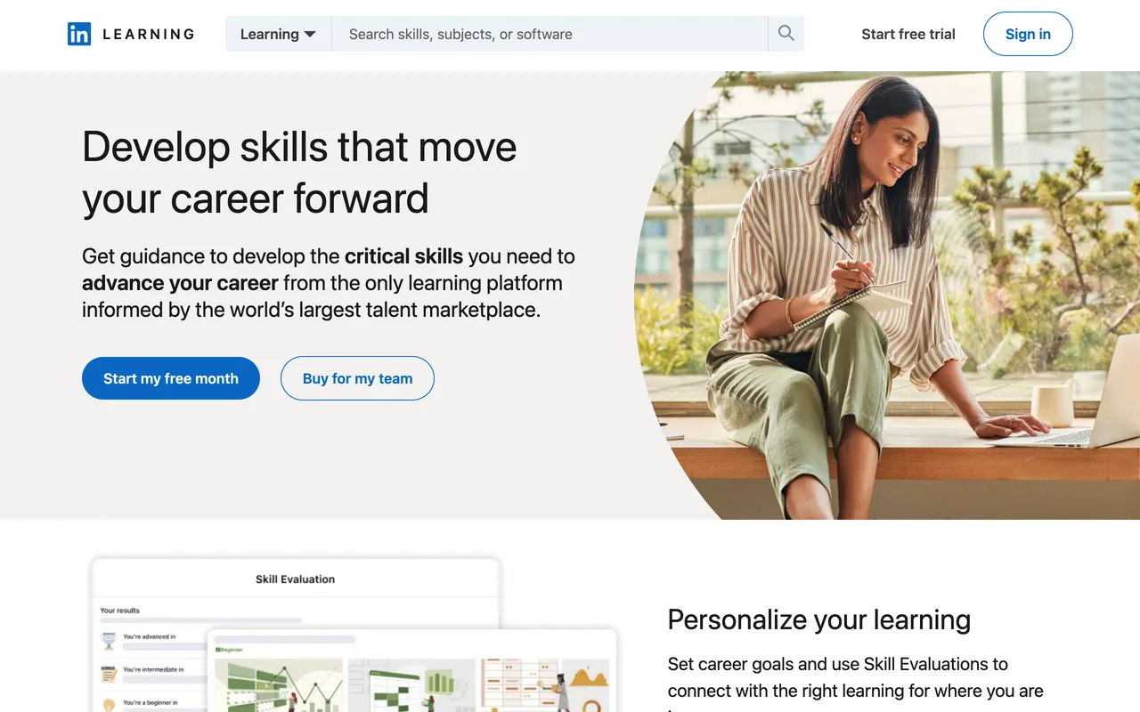 LinkedIn Learning preview