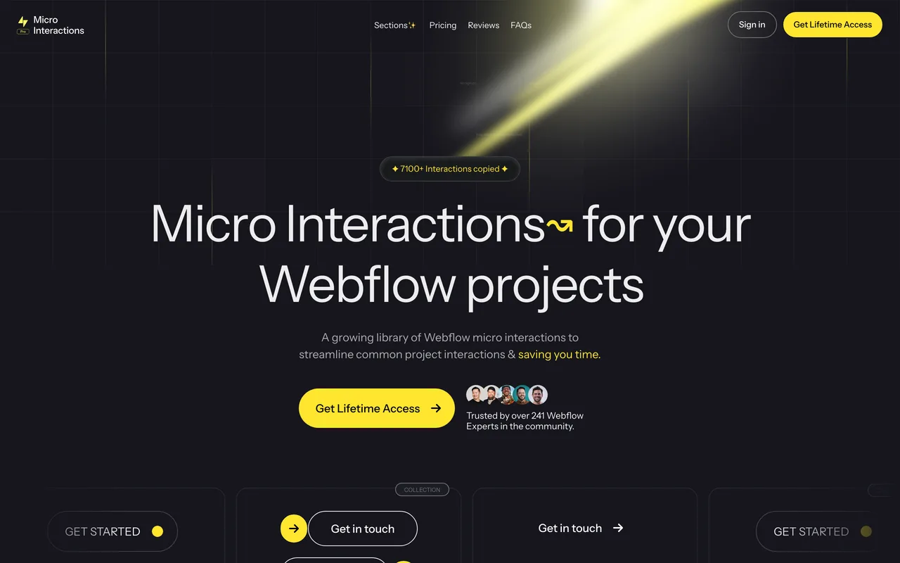 Microinteractions preview