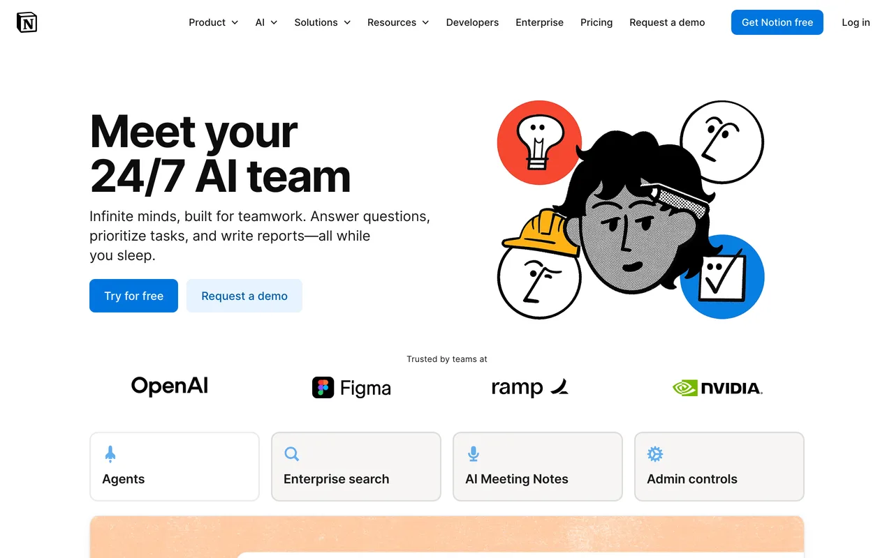 Notion AI preview
