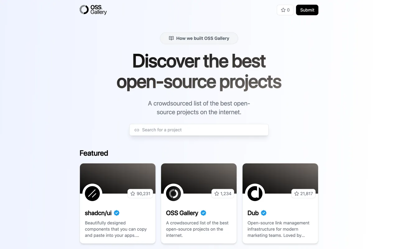 OSS Gallery preview