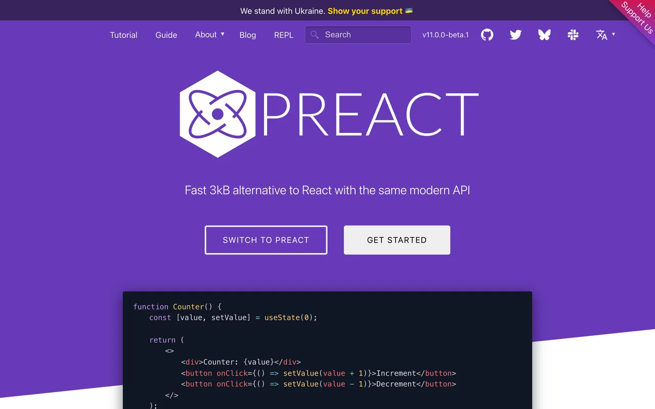 Preact preview
