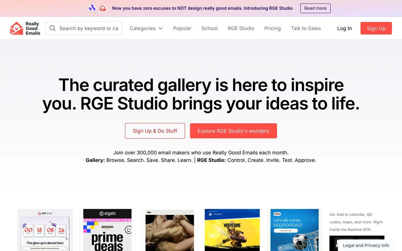Really Good Emails preview