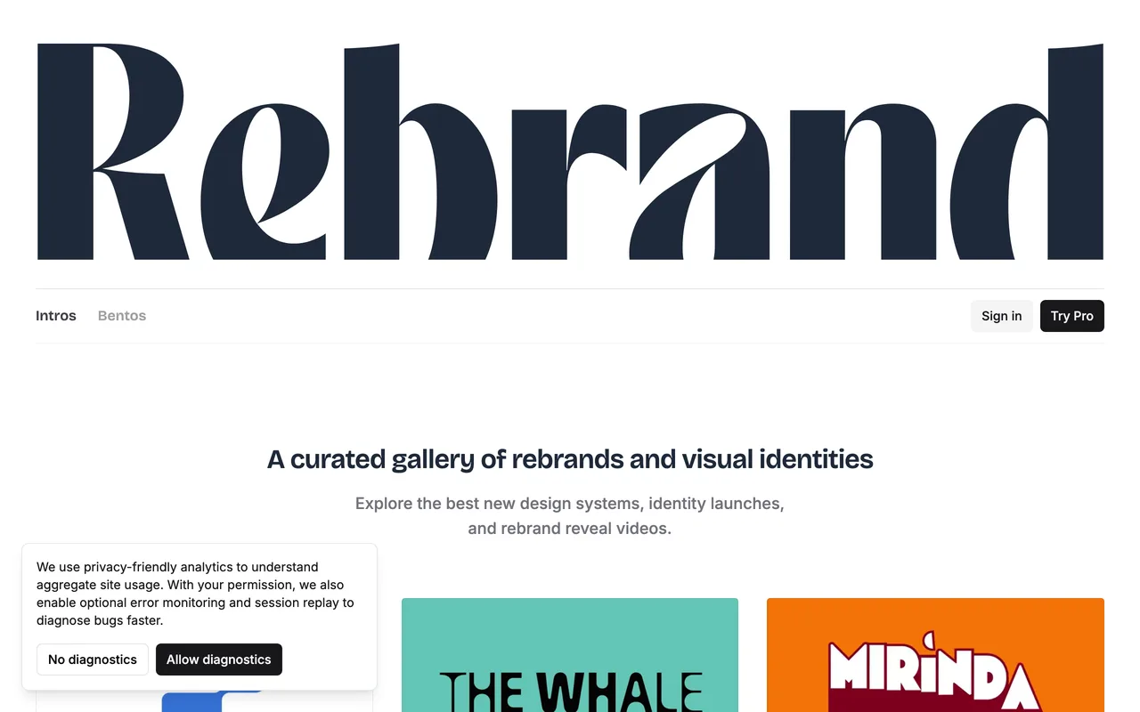 Rebrand Gallery preview