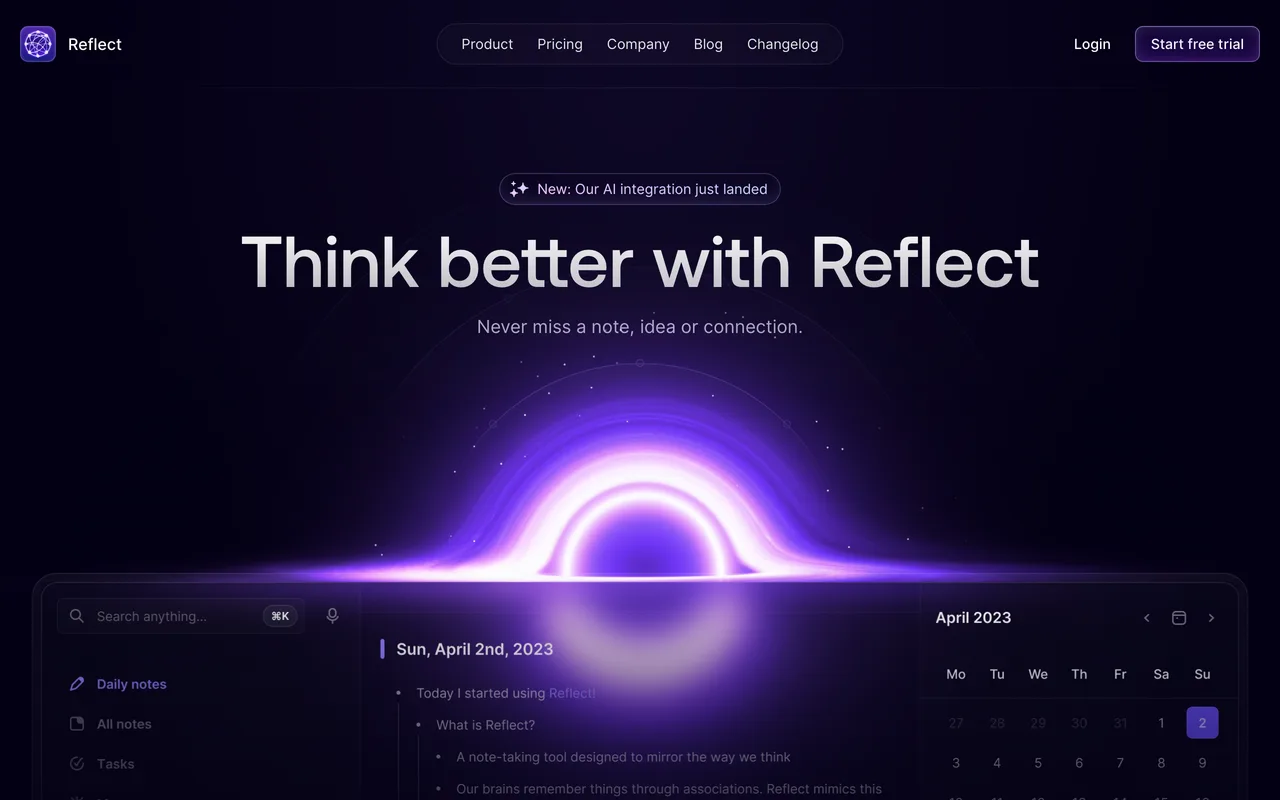 Reflect preview