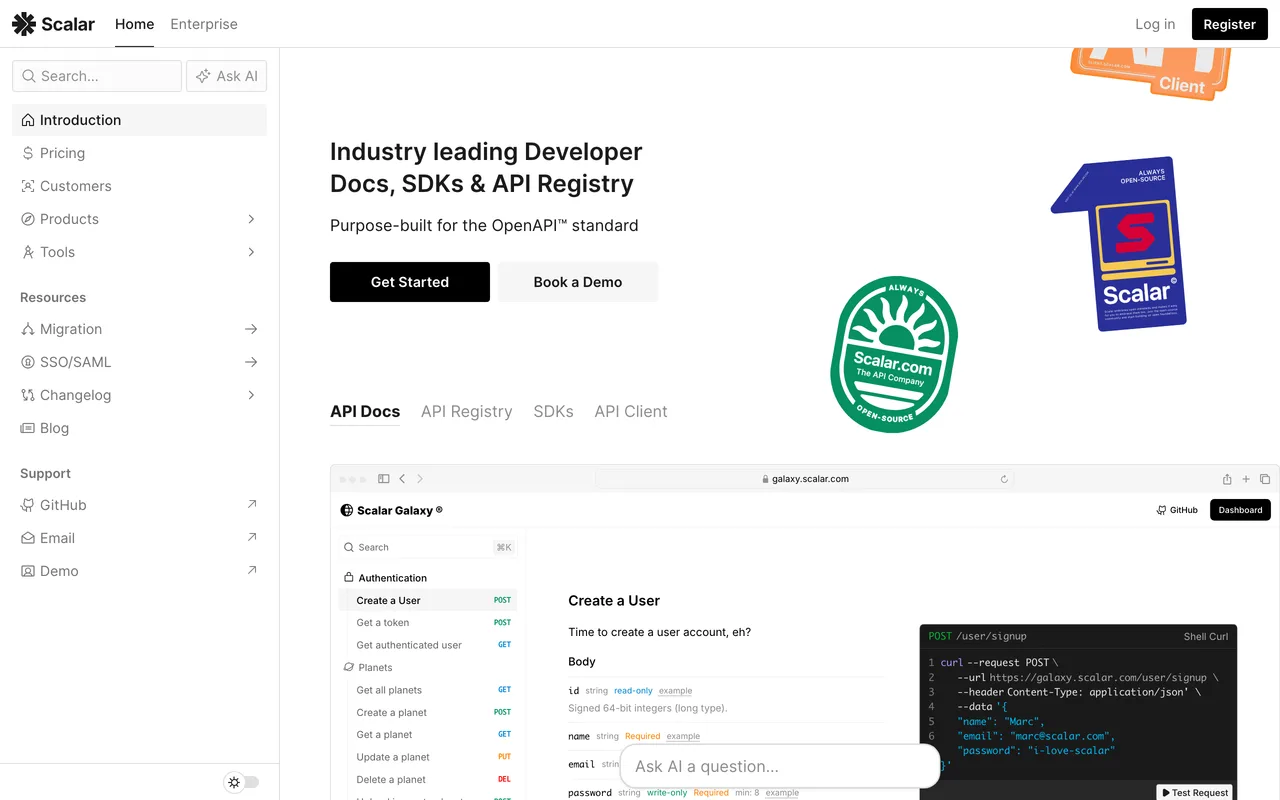 Scalar preview