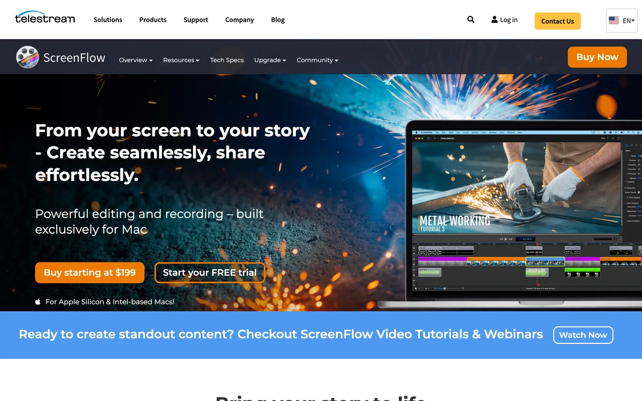 ScreenFlow preview