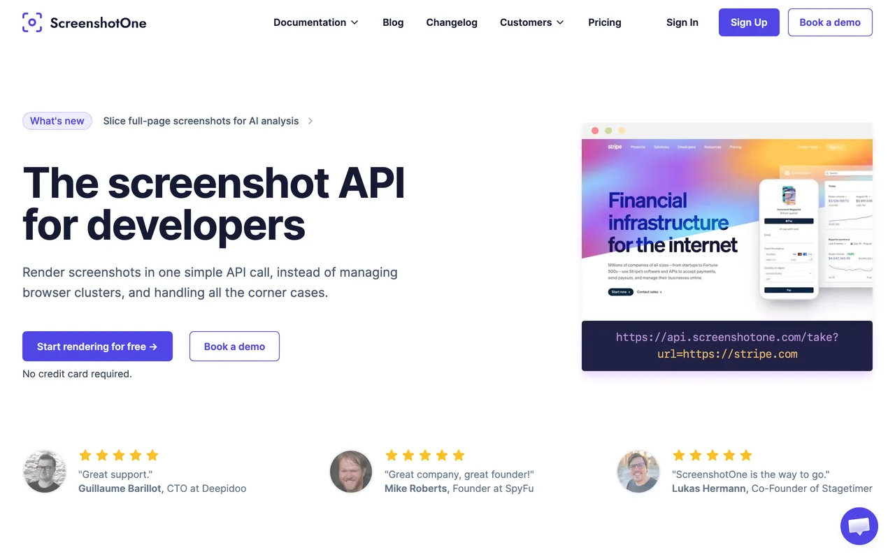 ScreenshotOne preview