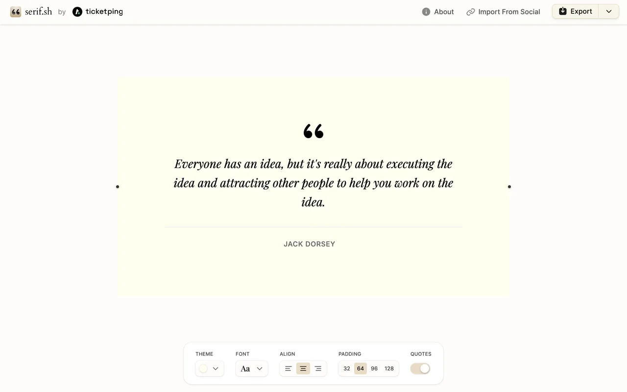 serif.sh preview