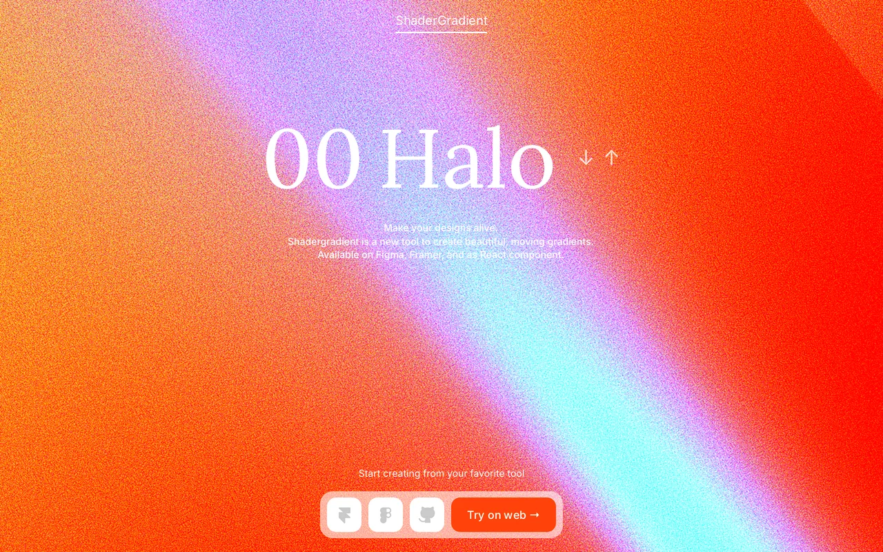 Shader Gradient preview
