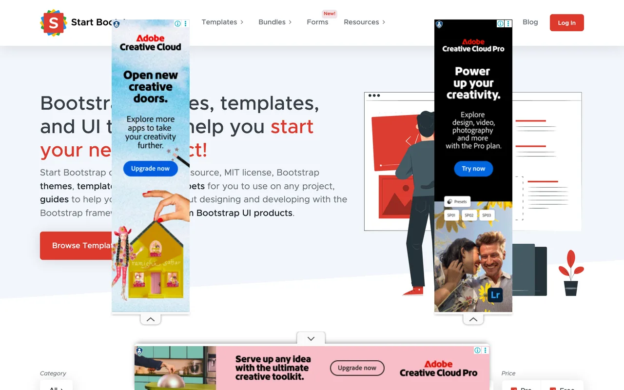Start Bootstrap preview