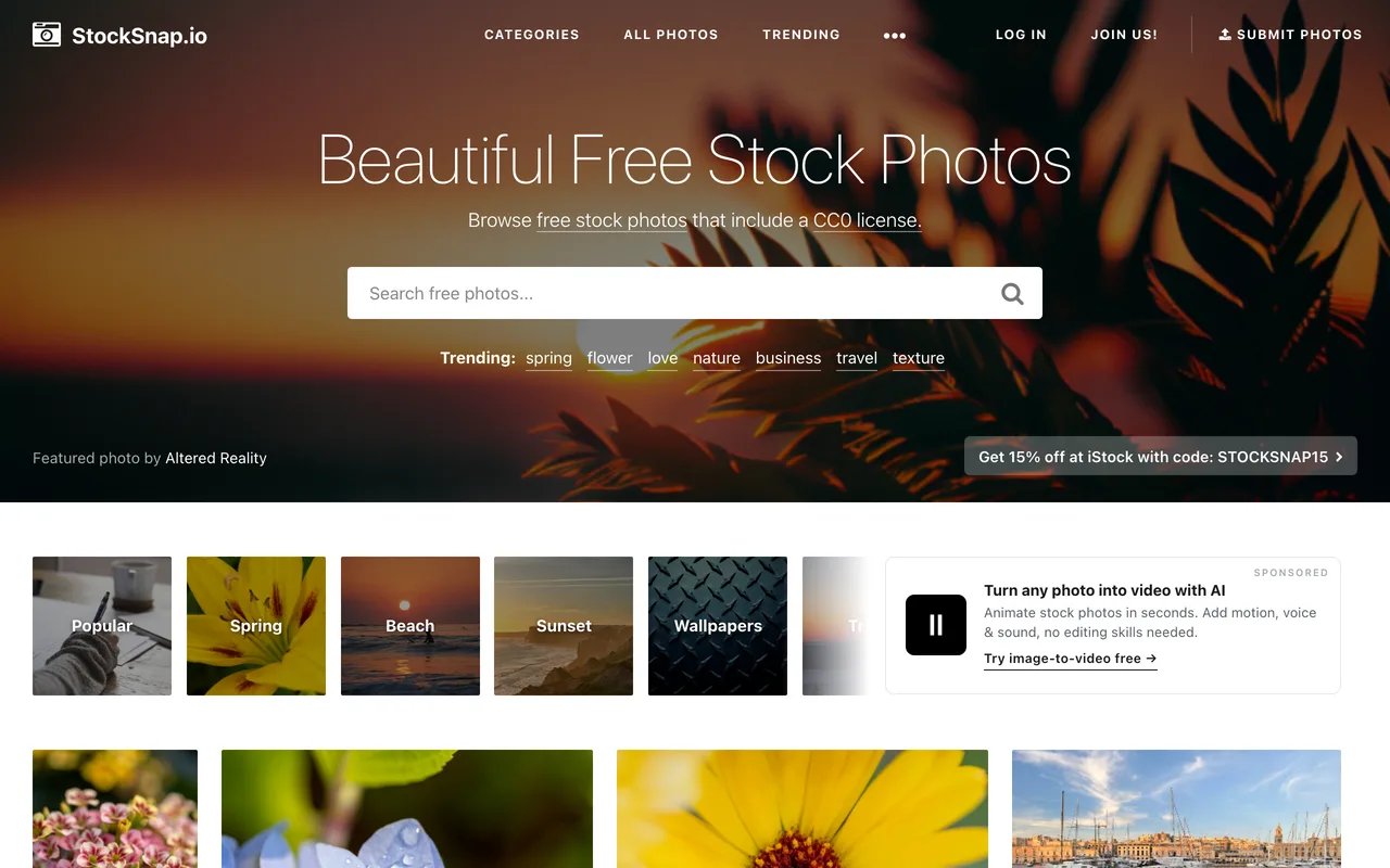 StockSnap preview
