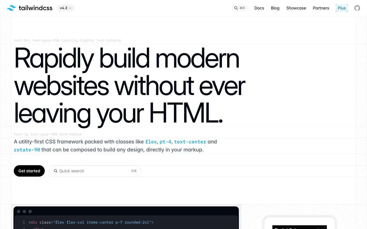 Tailwind CSS preview