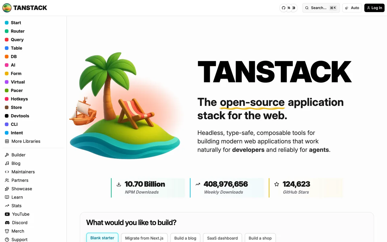 TanStack preview