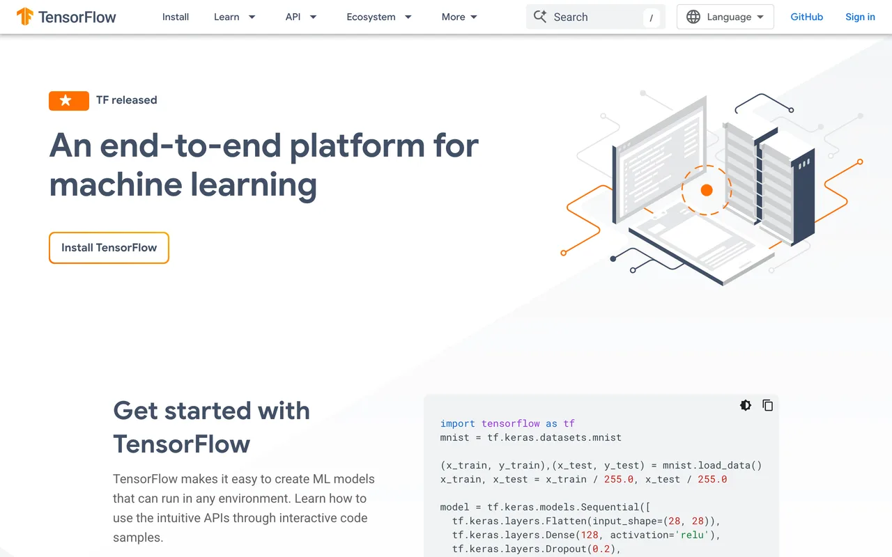 TensorFlow preview
