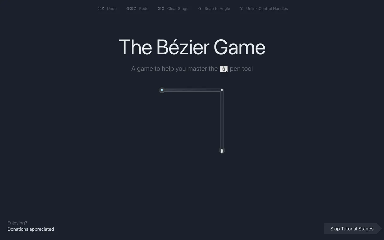 The Bézier Game preview