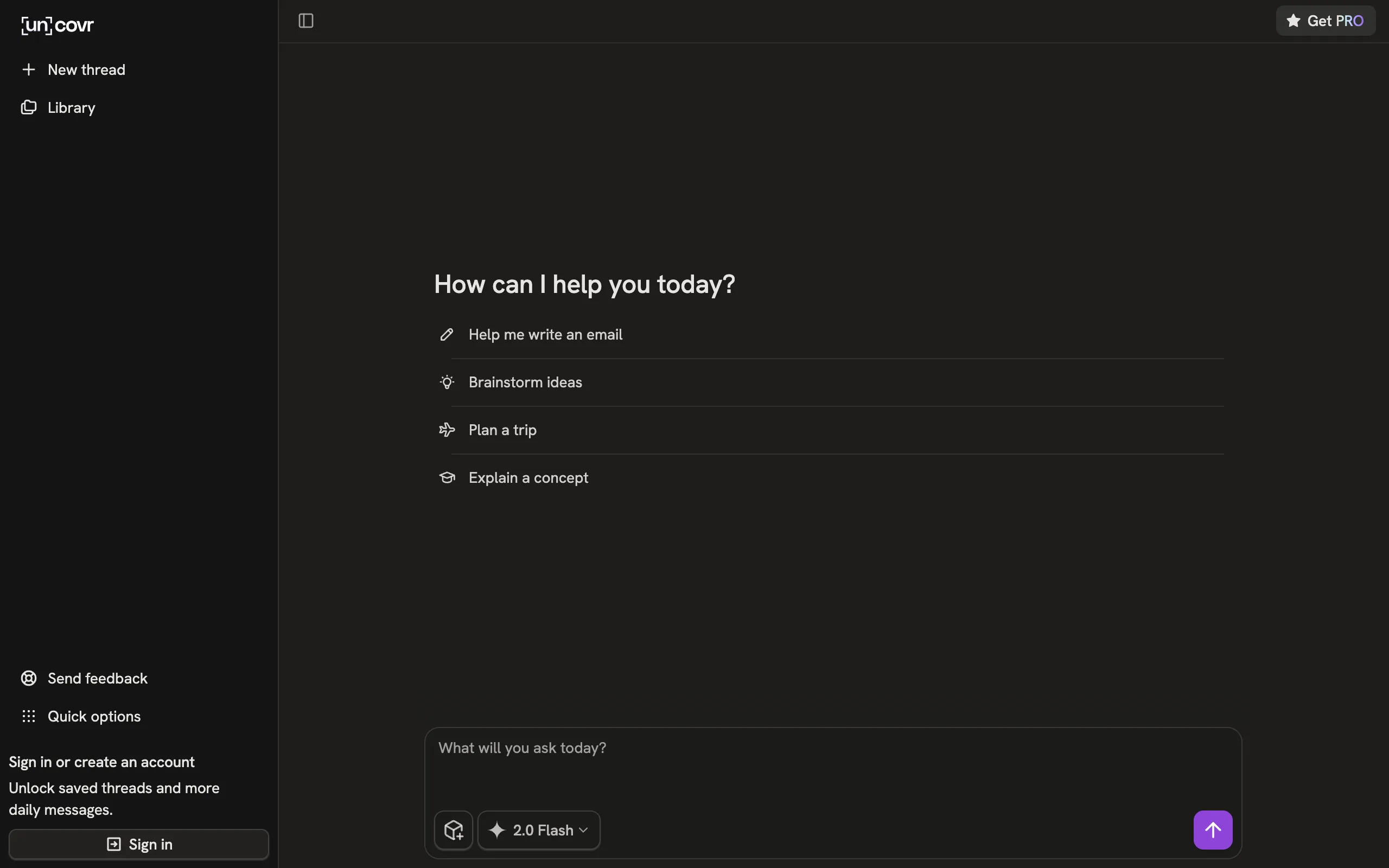 Uncovr preview