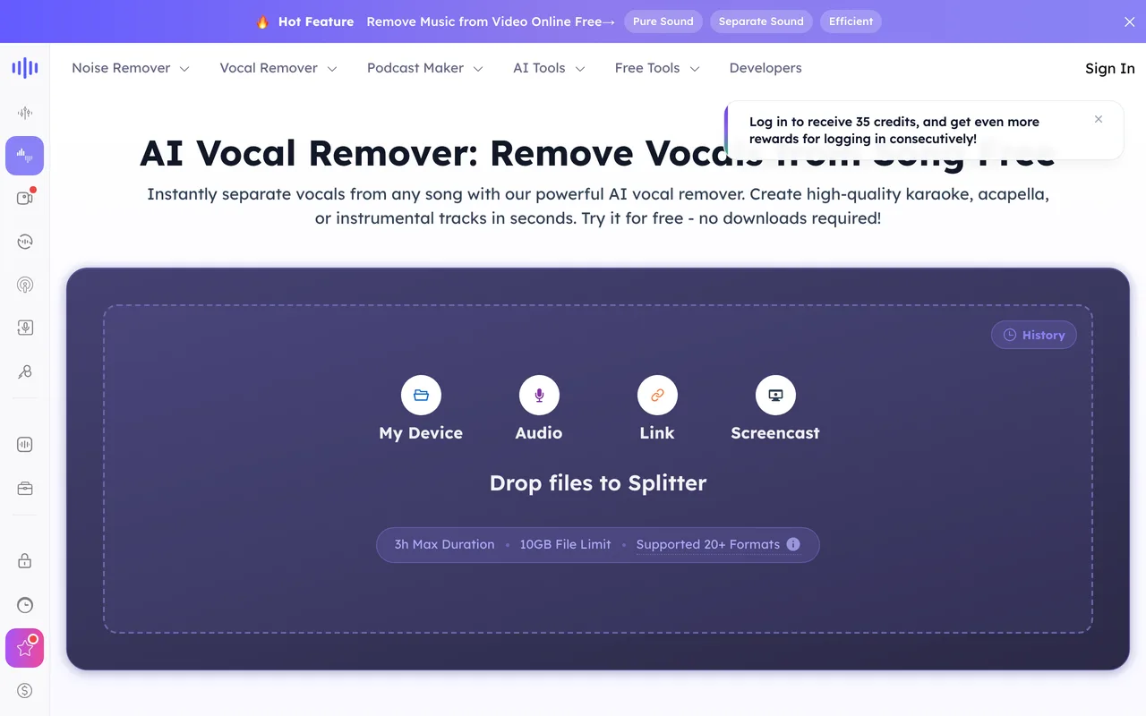 Vocal Remover Free preview